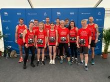 St John's Staff raise money for Humanitas at Cambridge Half Marathon